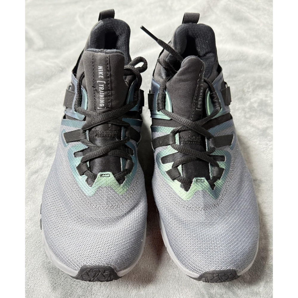 Nike‎ Free Metcon 2 Training Shoes Mens Size 8 Gray Teal Black BQ3063-002 - Picture 2 of 14